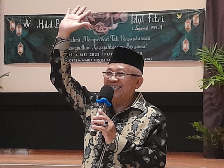 Ketua FKUB Jakarta Barat Beri Tausiyah di Gereja Maria Bunda Karmel Paroki Tomang.